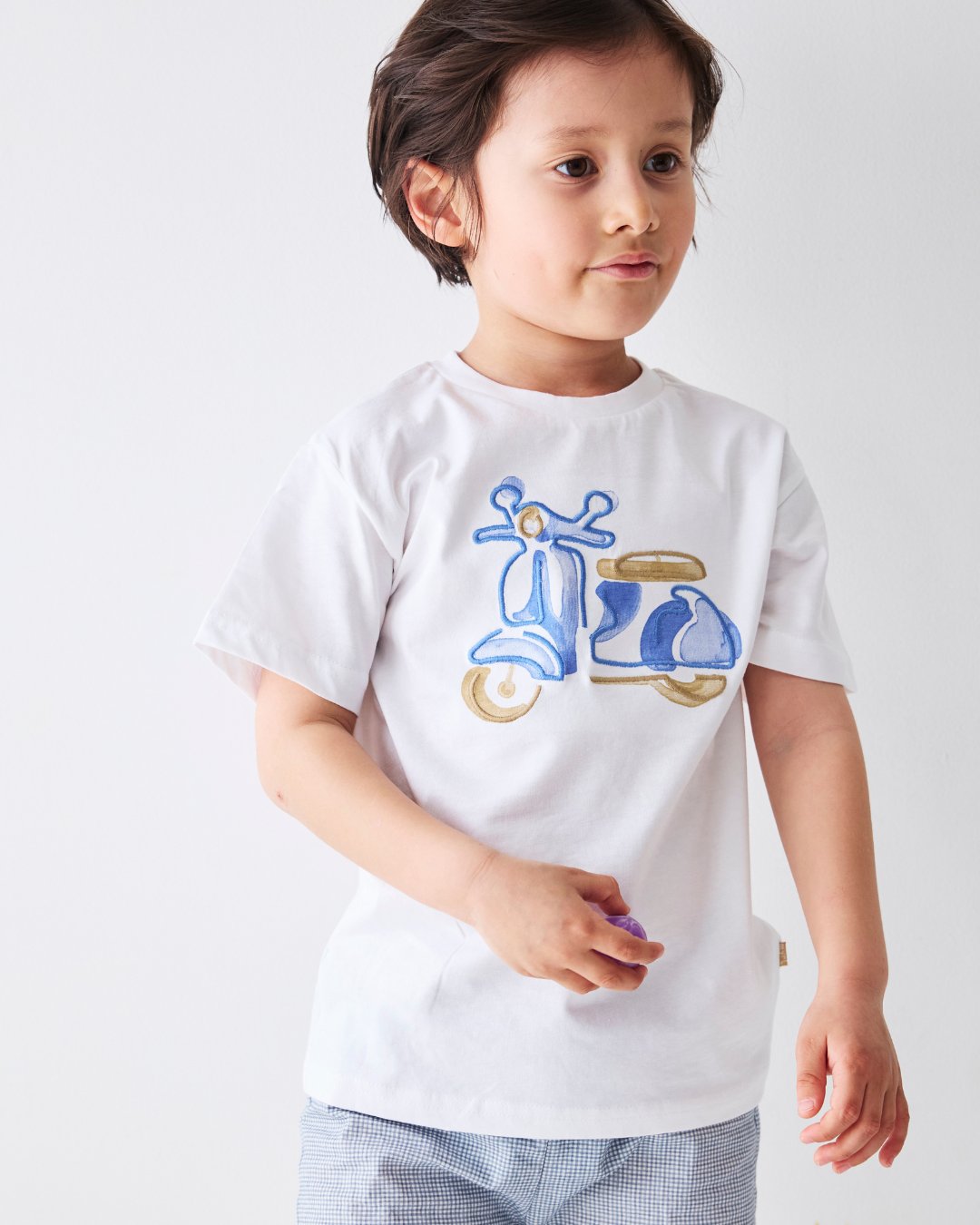 【Left/4y&10y】Mayoral★BluescooterジャージーTシャツ(2y~10y)の画像