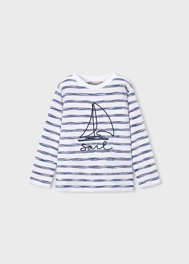 Mayoral★Sailingストライプ長袖Tシャツ(2y~10y)の画像