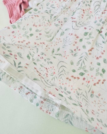 FinaEjerique★Green leaf organza dress-mini(12m~2A)の画像