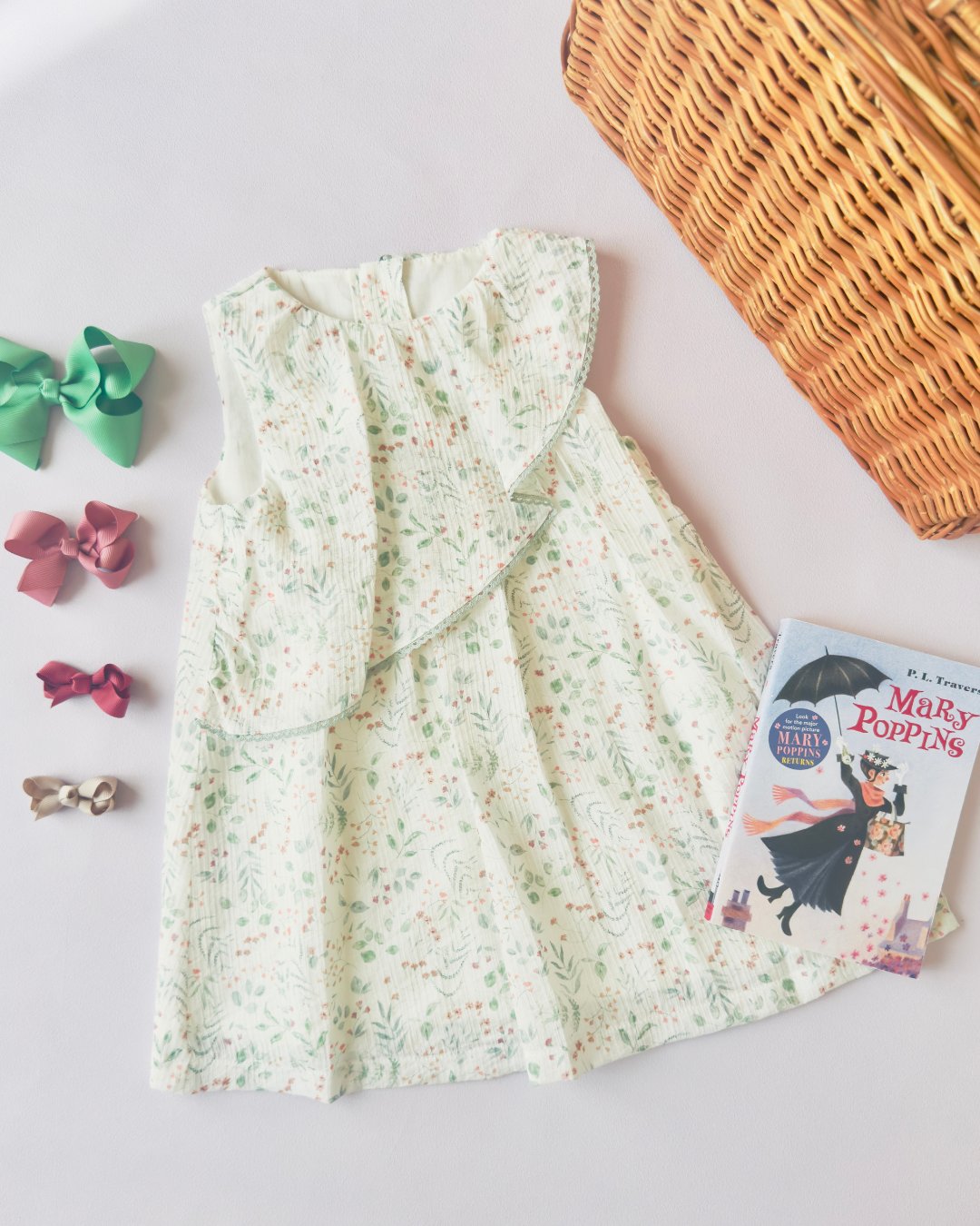 FinaEjerique★Green leaf organza dress(3A~10A)の画像