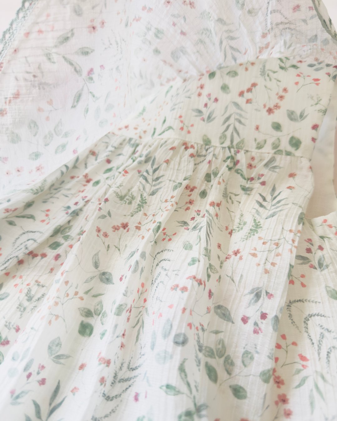 FinaEjerique★Green leaf organza dress(3A~10A)の画像