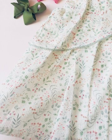 FinaEjerique★Green leaf organza dress(3A~10A)の画像