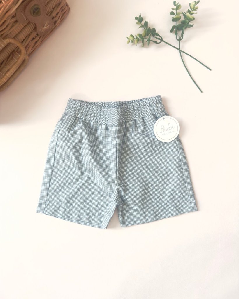 mebi★Midsummer Sage Ginghamショートパンツ(12m~6A)の画像