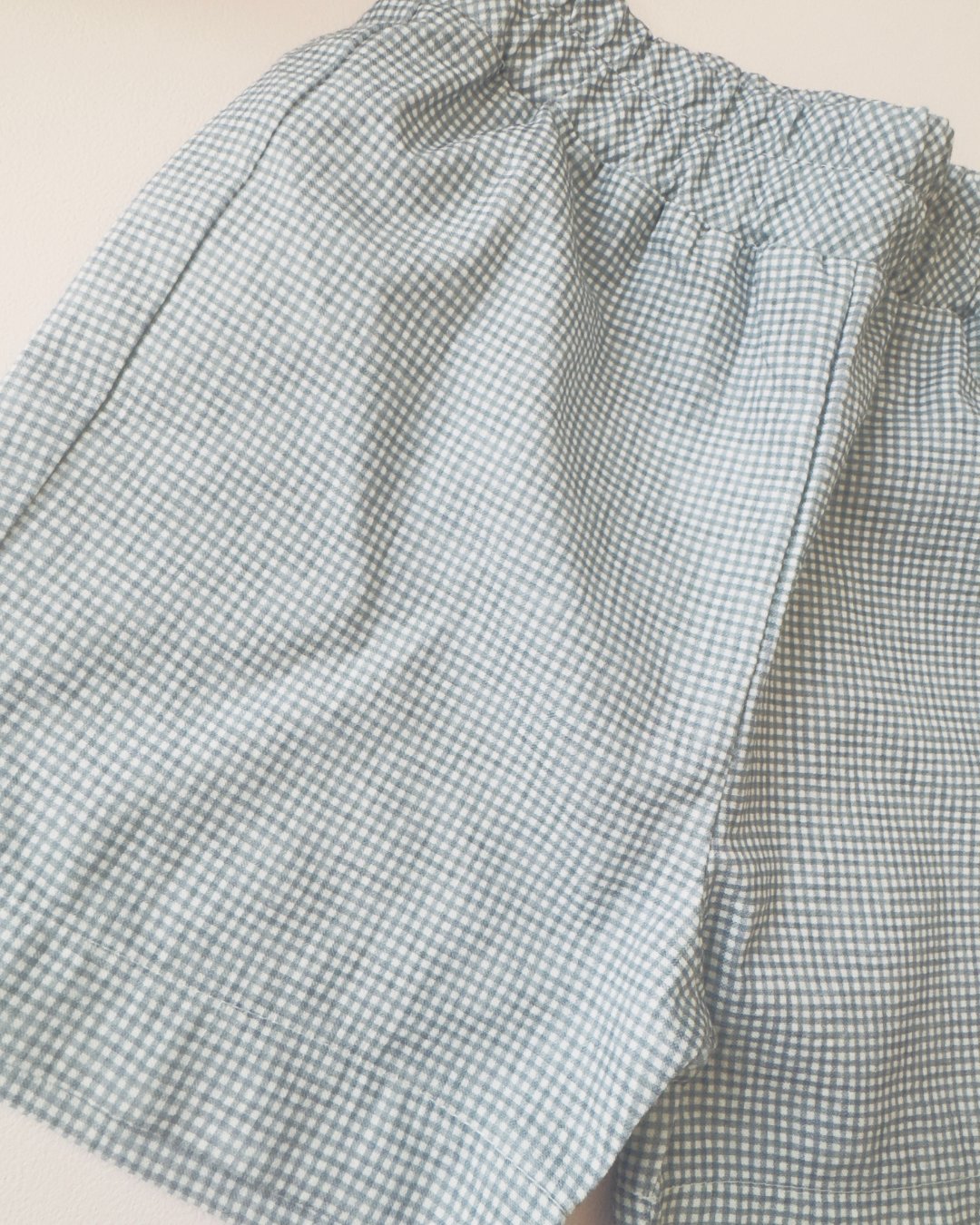 mebi★Midsummer Sage Ginghamショートパンツ(12m~6A)の画像