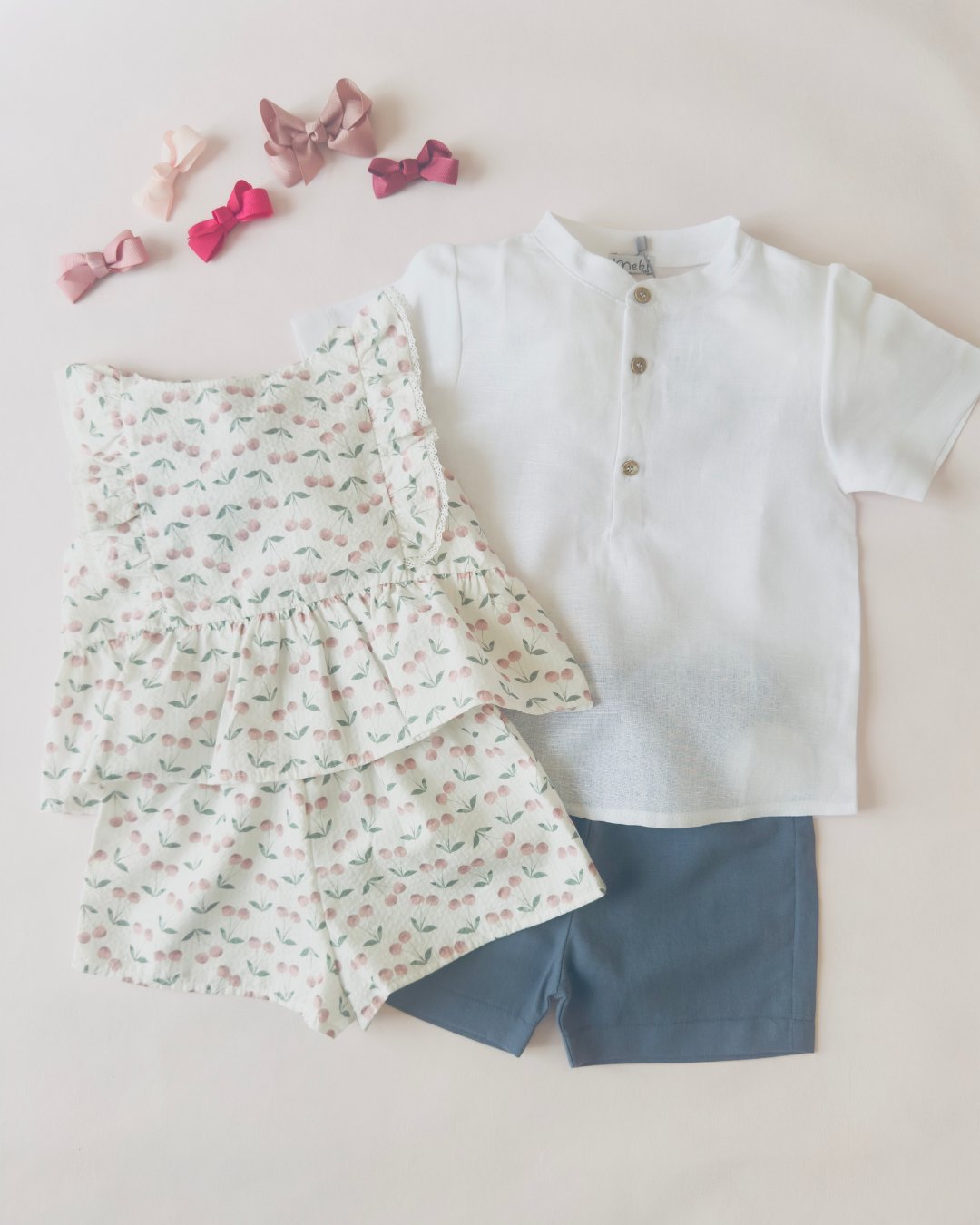 mebi★Midsummer Rouge Denim ショートパンツ(12m~6A)の画像
