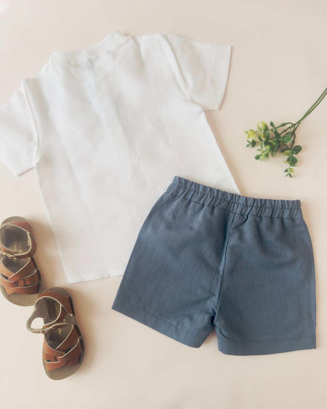 mebi★Midsummer Rouge Denim ショートパンツ(12m~6A)の画像