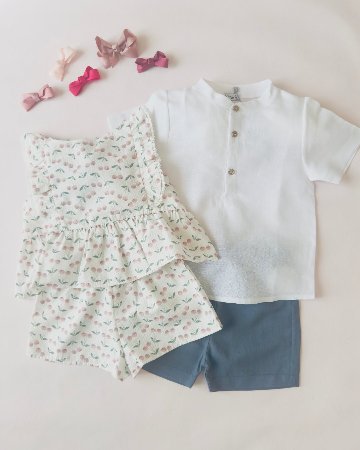 mebi★Midsummer Rouge Denim ショートパンツ(12m~6A)の画像