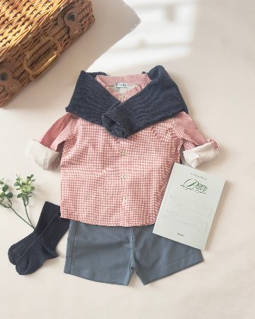 mebi★Midsummer Rouge Denim ショートパンツ(12m~6A)の画像