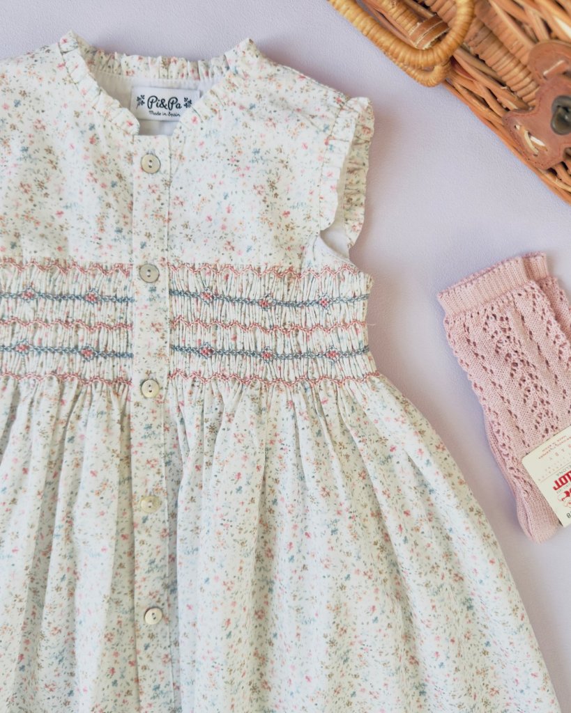 pi&pa★Saint-Tropezスモッキングドレス(2A~10A)の画像