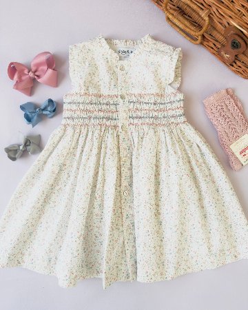 pi&pa★Saint-Tropezスモッキングドレス(2A~10A)の画像