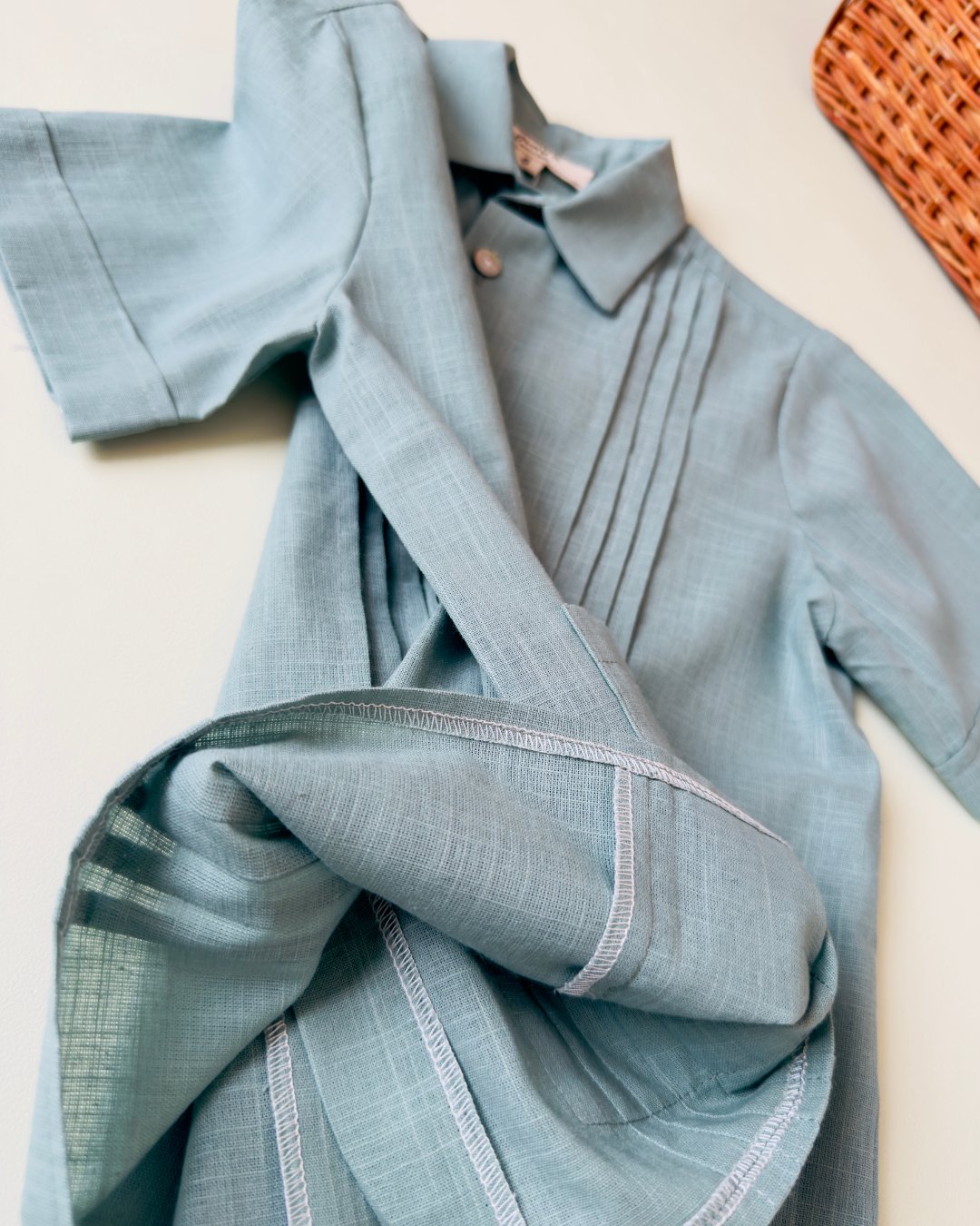 pi&pa★GUAYABERAボーイズシャツ(2A~10A)の画像