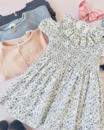 pi&pa★Santoriniシャーリングドレス(2A~10A)の画像