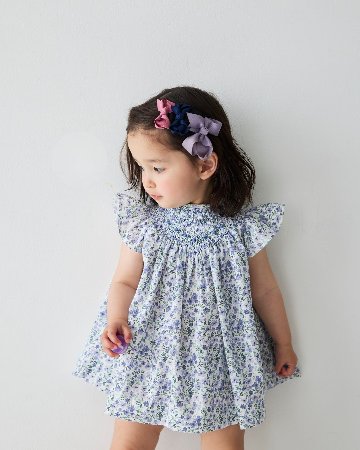 pi&pa★Santoriniスモッキングビショップドレス(12m~4A)の画像