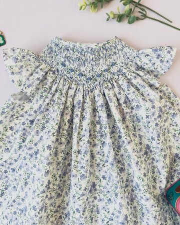 pi&pa★Santoriniスモッキングビショップドレス(12m~4A)の画像
