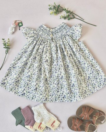 pi&pa★Santoriniスモッキングビショップドレス(12m~4A)の画像