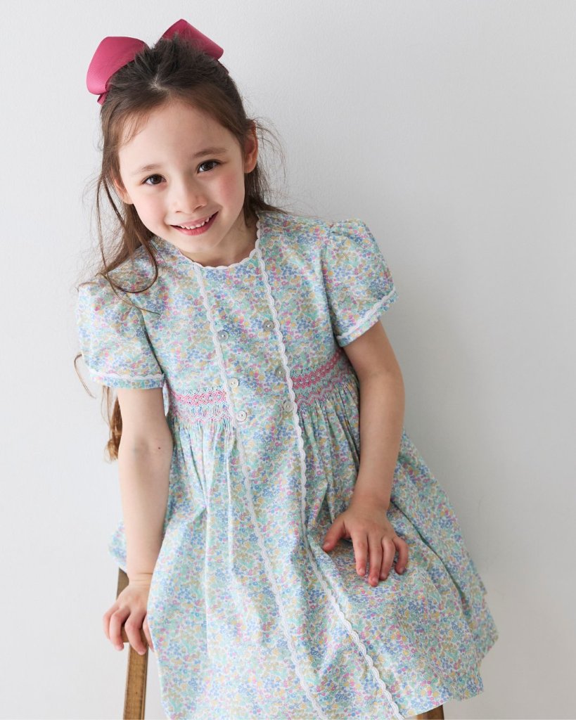 pi&pa★Manacorスモッキングドレス(2A~10A)の画像