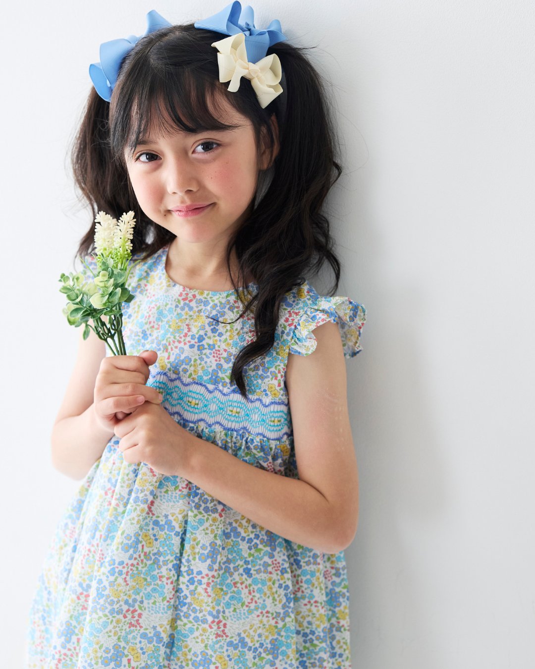pi&pa★SOLLER スモッキングドレス(2A~10A)の画像