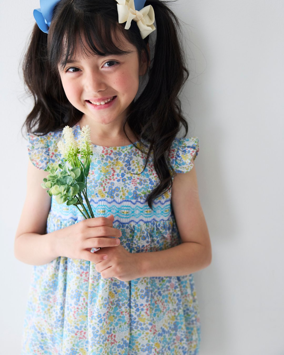 pi&pa★SOLLER スモッキングドレス(2A~10A)の画像