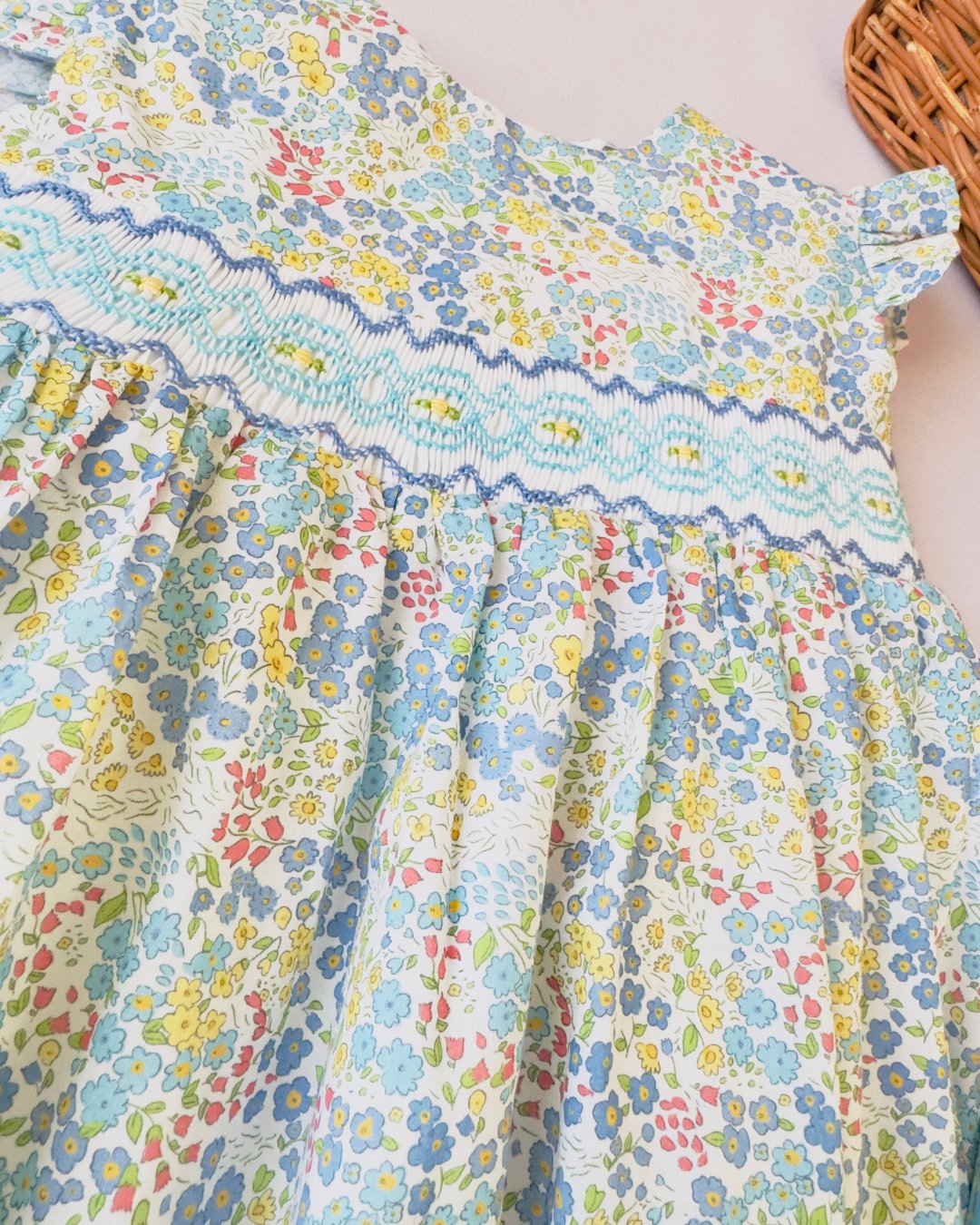 pi&pa★SOLLER スモッキングドレス(2A~10A)の画像