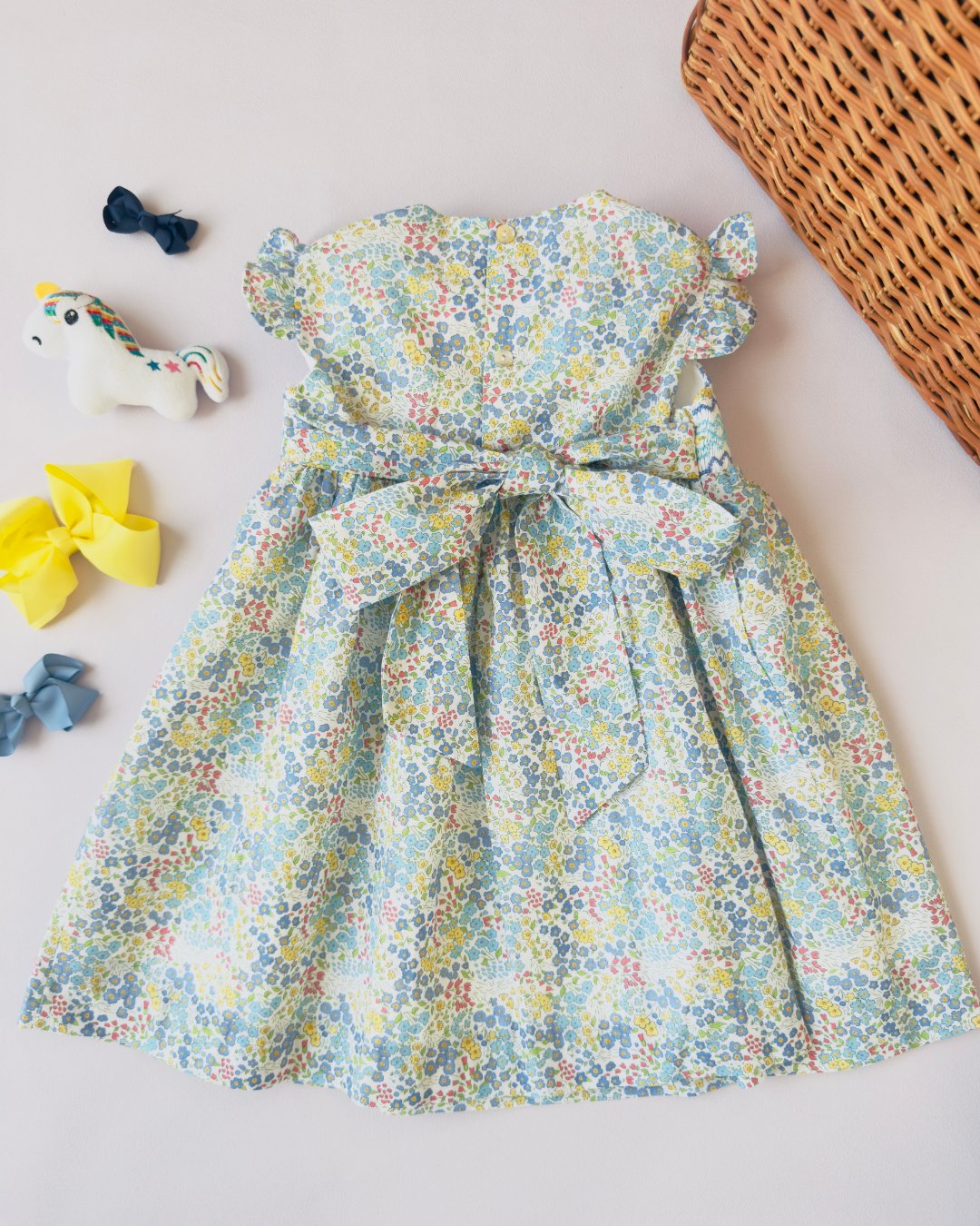 pi&pa★SOLLER スモッキングドレス(2A~10A)の画像