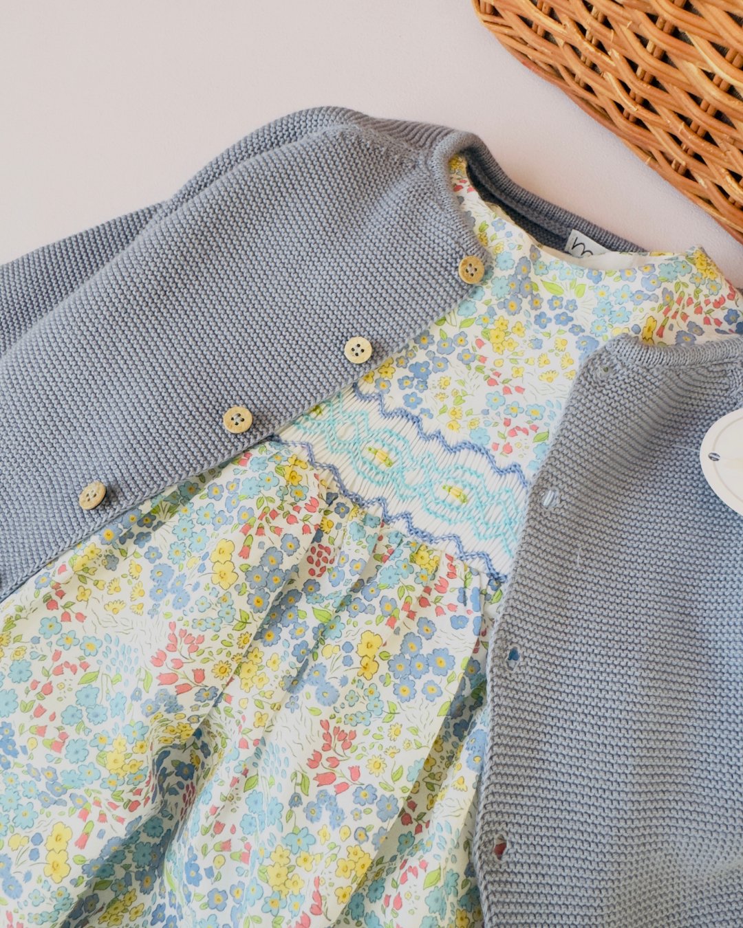 pi&pa★SOLLER スモッキングドレス(2A~10A)の画像