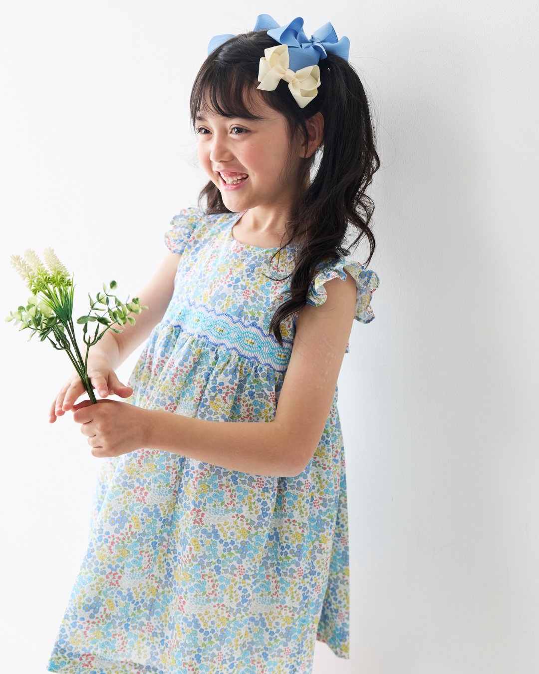 pi&pa★SOLLER スモッキングドレス(2A~10A)の画像