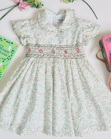 pi&pa★SANTA LUCIAスモッキングドレス(2A~10A)の画像