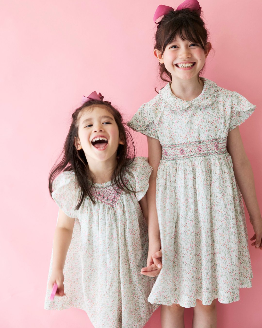 pi&pa★SANTA LUCIAスモッキングビショップドレス(12m~5A)の画像