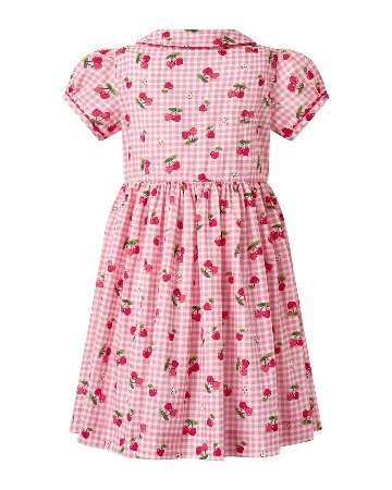 RachelRiley★Gingham Cherry Button Front Dress(2y~10y)の画像