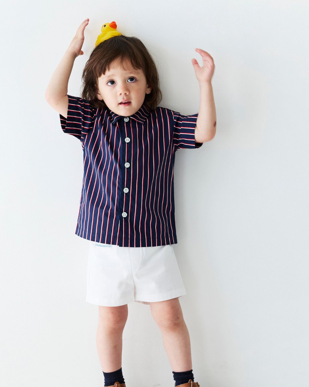 RachelRiley★Navy Stripe Shirt(2y~10y)の画像