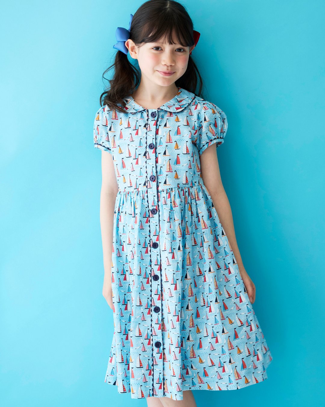 RachelRiley★Sailboat Button Front Dress(2y~10y)の画像