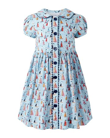 RachelRiley★Sailboat Button Front Dress(2y~10y)の画像