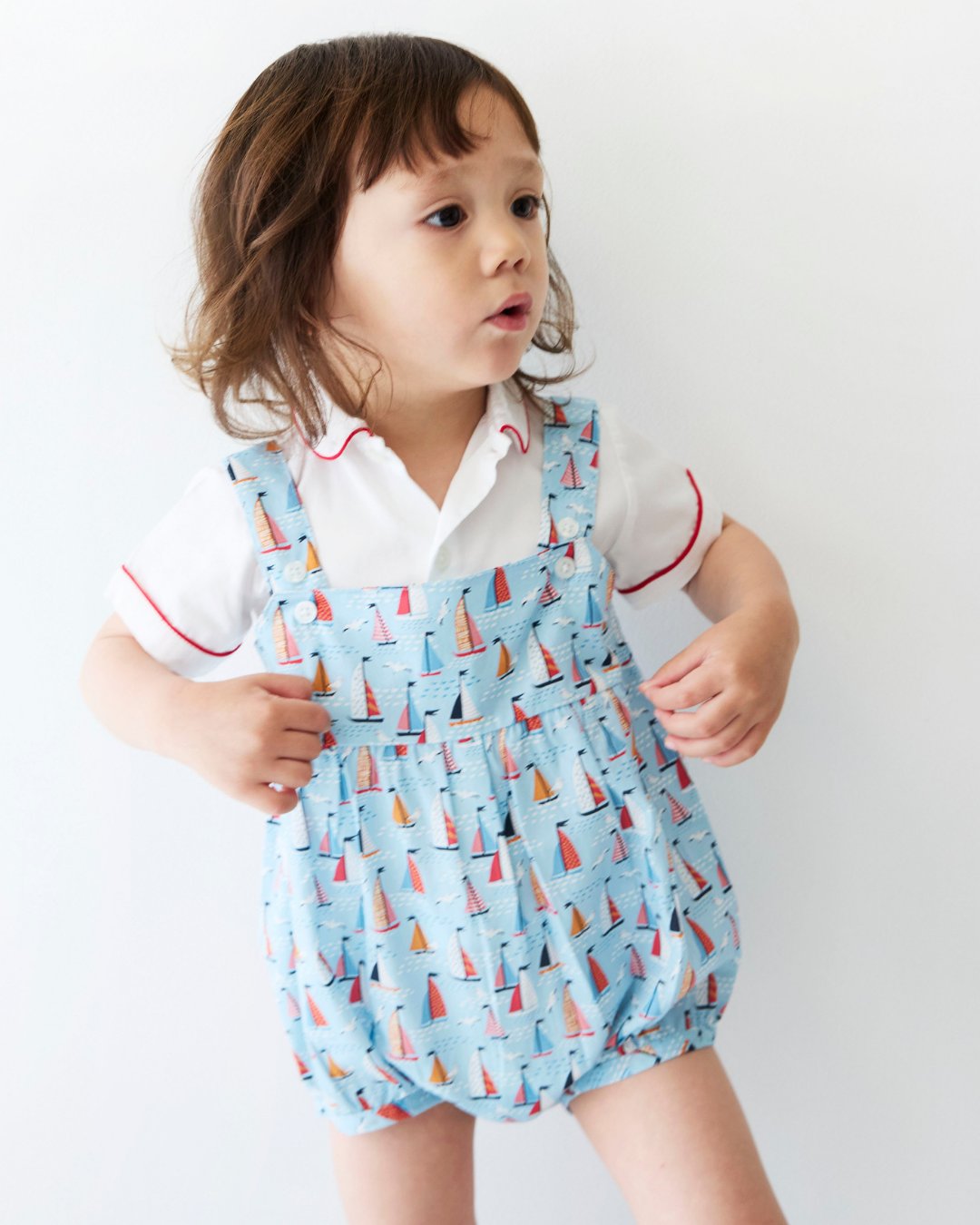 RachelRiley★Sailboat Bubble and Shirt Set(6m~18m)の画像