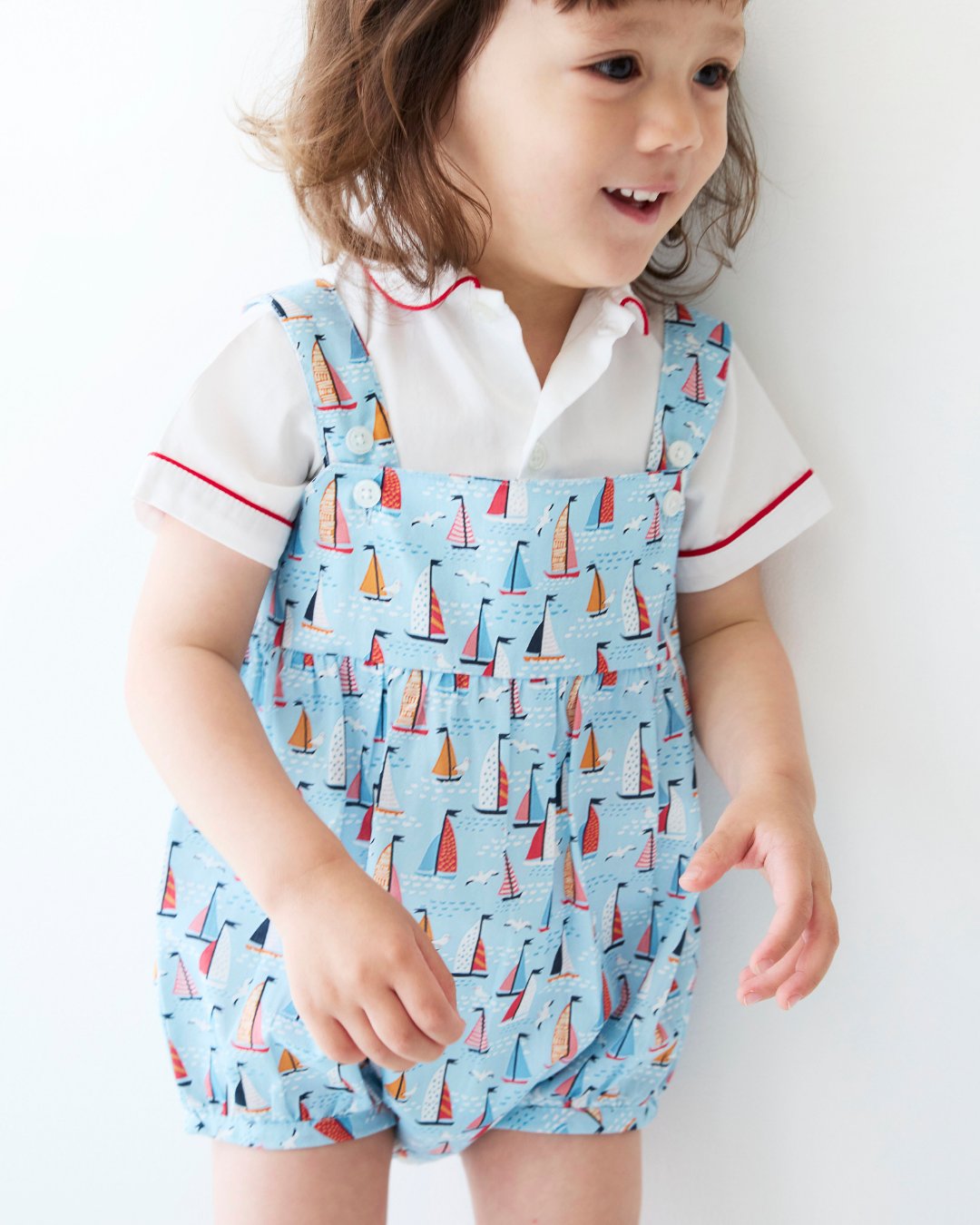RachelRiley★Sailboat Bubble and Shirt Set(6m~18m)の画像
