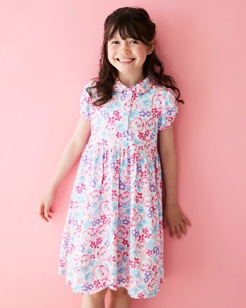 RachelRiley★Pink Floral Jersey Dress(2y~10y)の画像