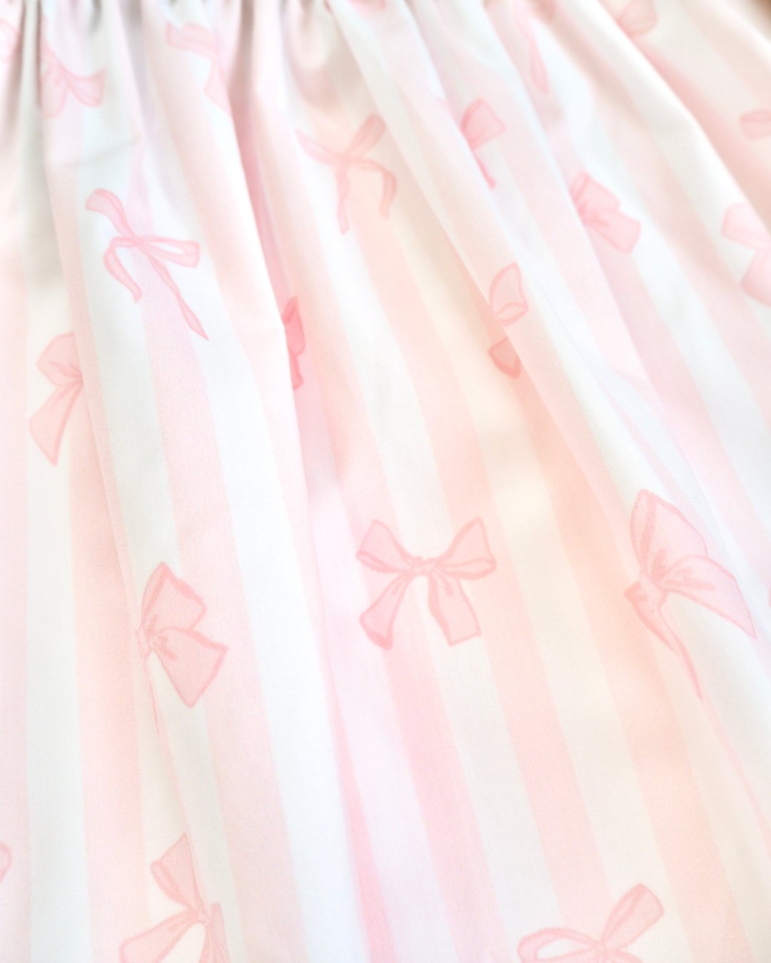 MICHELL×Puromimo★Dorry Pink Stripe Bow Dress(2A~10A)の画像
