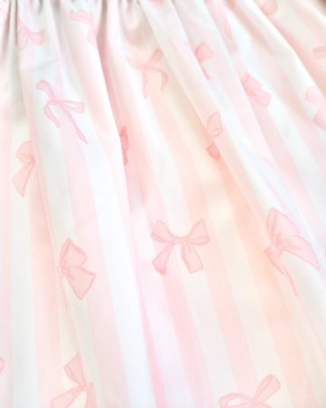 MICHELL×Puromimo★Dorry Pink Stripe Bow Dress(2A~10A)の画像