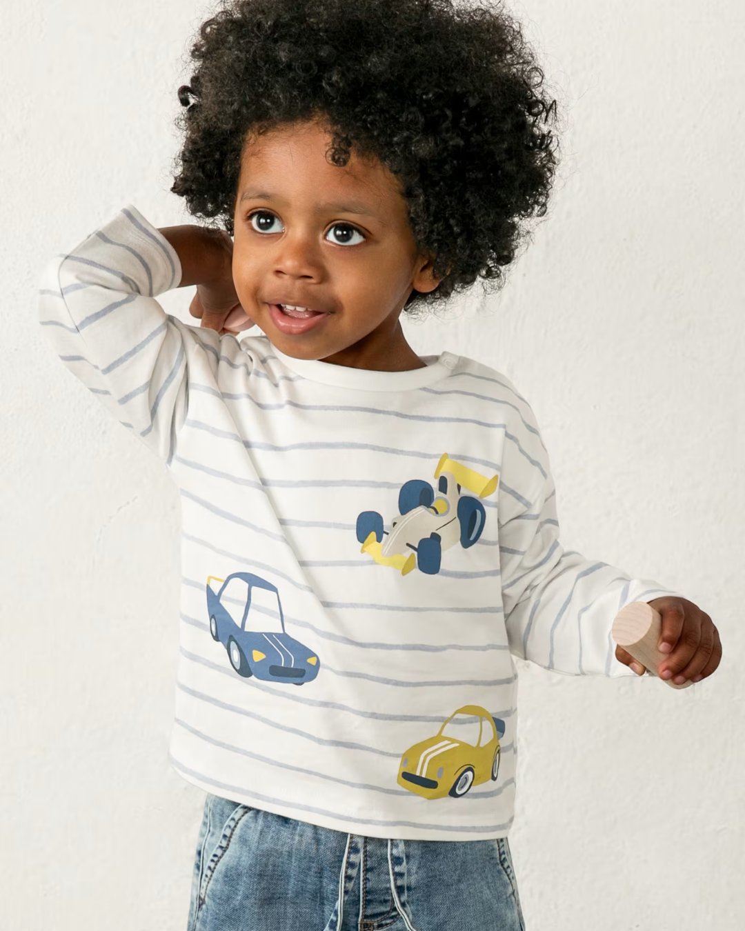 Mayoral★Cars Stripe T-shirt(12ｍ～4y)の画像