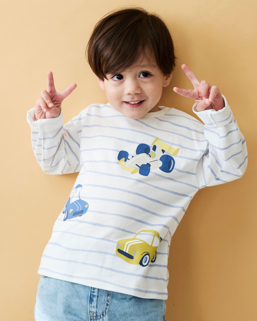 Mayoral★Cars Stripe T-shirt(12ｍ～4y)の画像