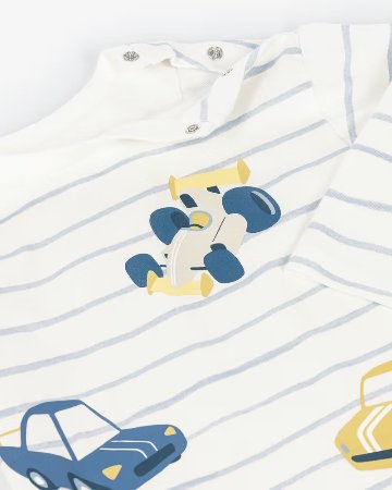 Mayoral★Cars Stripe T-shirt(12ｍ～4y)の画像