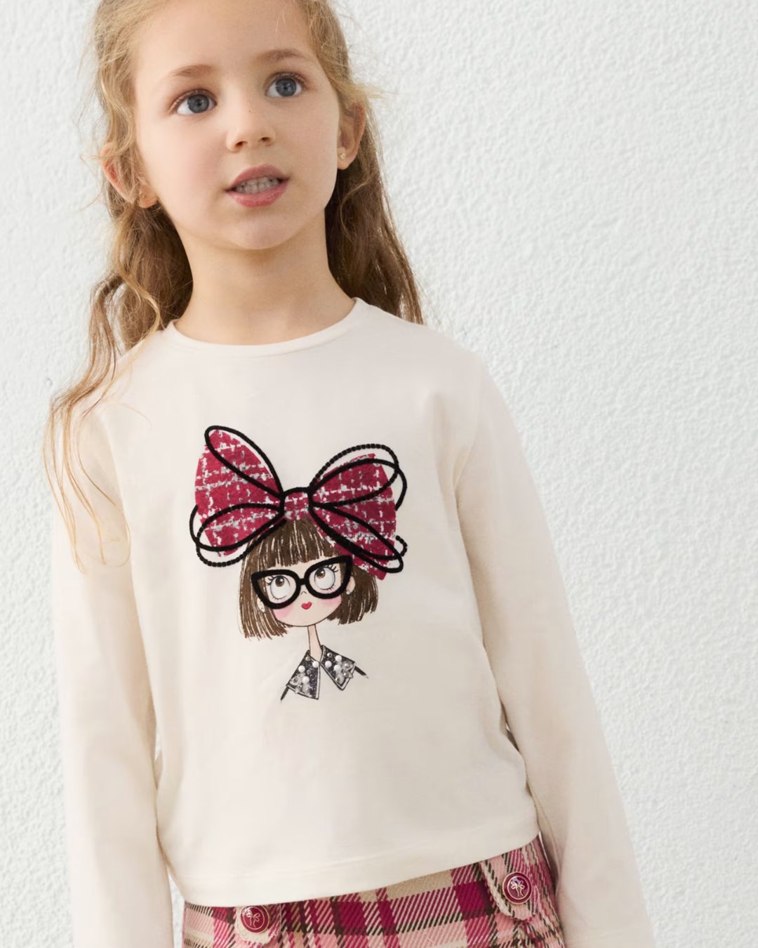 Mayoral★Big Ribbon Girl T-shirt(2y~10y)の画像