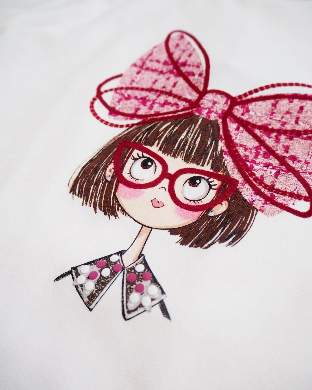Mayoral★Big Ribbon Girl T-shirt(2y~10y)の画像