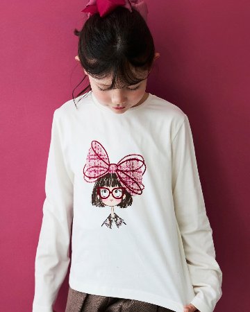 Mayoral★Big Ribbon Girl T-shirt(2y~10y)の画像