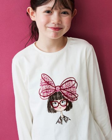 Mayoral★Big Ribbon Girl T-shirt(2y~10y)の画像