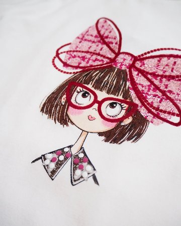 Mayoral★Big Ribbon Girl T-shirt(2y~10y)の画像