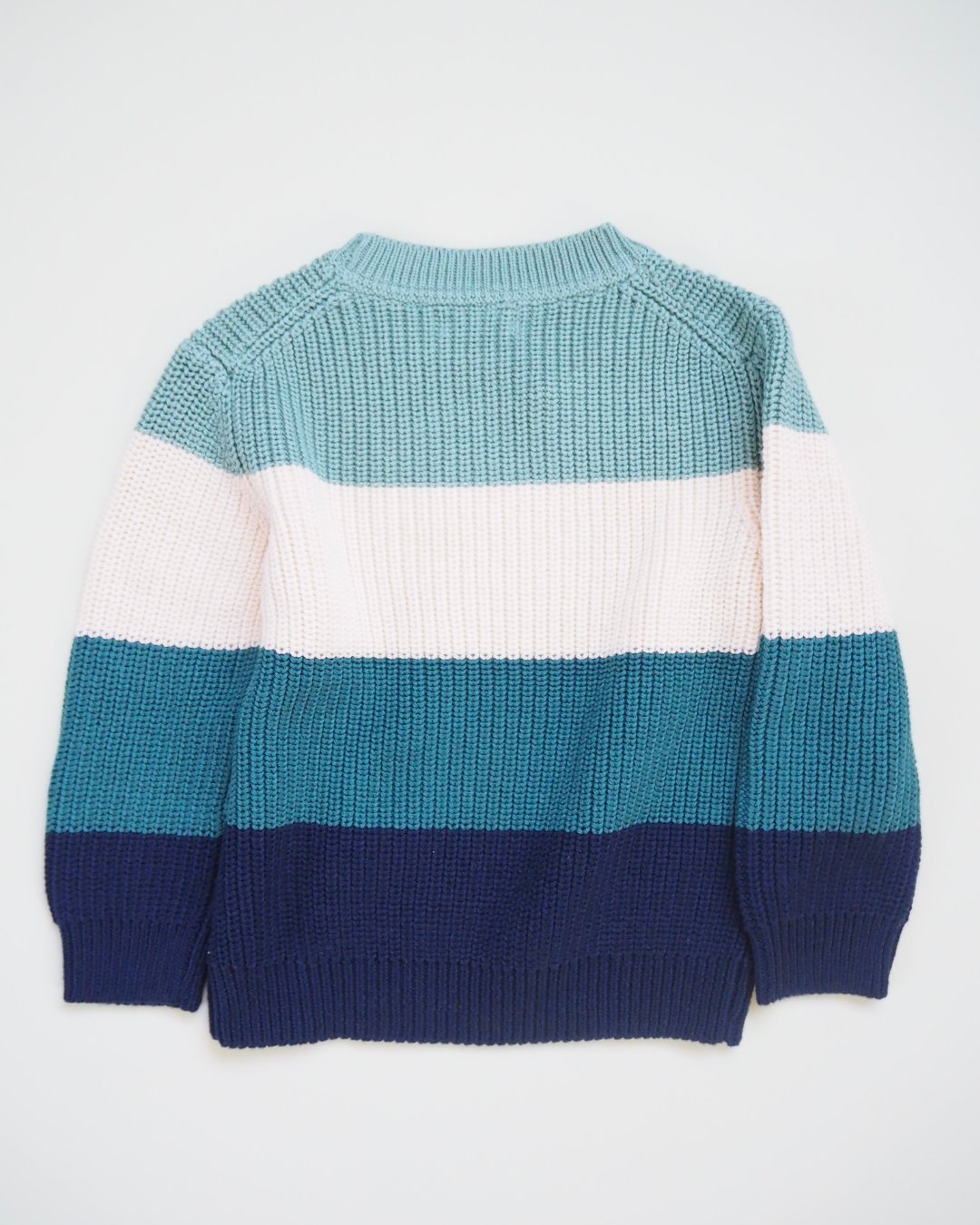 Mayoral★Aqua Color Block Knit Top(2y~10y)の画像