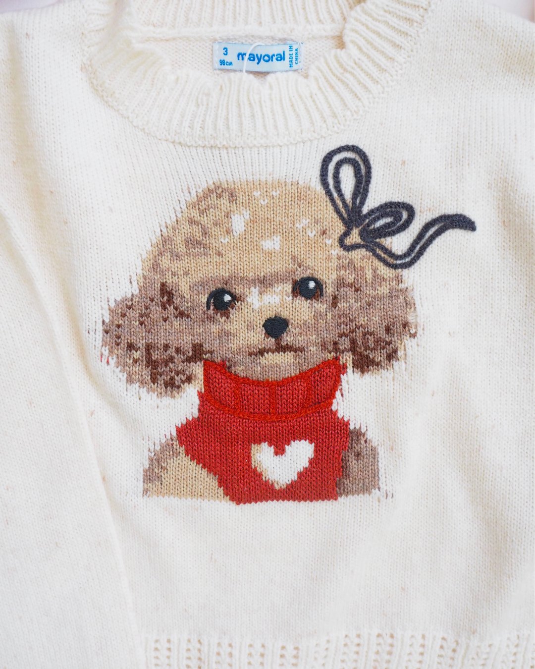 Mayoral★Milk Toy-Poodle Knit(2y~10y)の画像