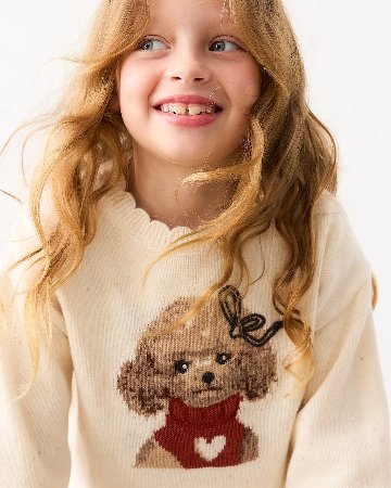Mayoral★Milk Toy-Poodle Knit(2y~10y)の画像