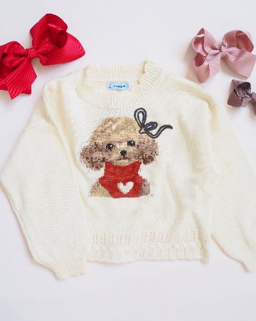 Mayoral★Milk Toy-Poodle Knit(2y~10y)の画像