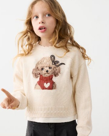 Mayoral★Milk Toy-Poodle Knit(2y~10y)の画像